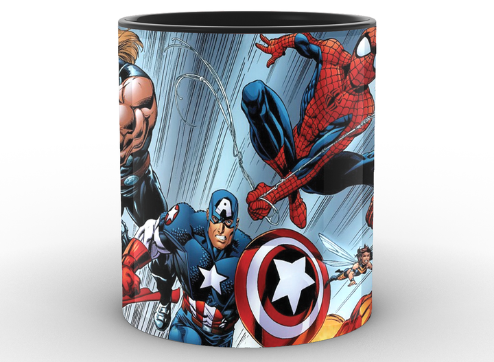 Чашка с принтом Человек-Паук Spider-Man comics SM.02.003 Кружка керамическая 0,33 - изображение 5