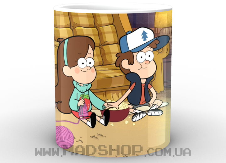 Кружка Gravity Falls Dipper & Mabel - Фото 1 Кружка Gravity Falls Dipper & Mabel - зображення 1