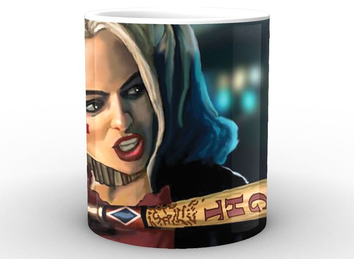 Кружка GeekLand белая Отряд Самоубийц Suicide Squad Харли арт SS.02.006 - изображение 2