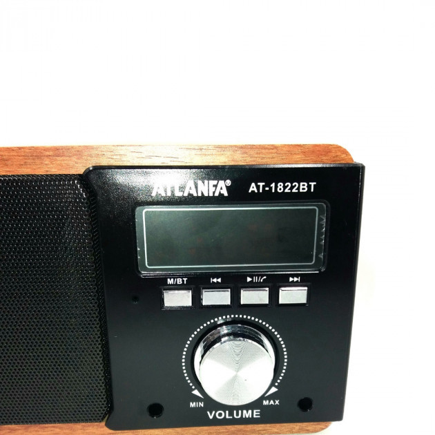 Портативная аккумуляторная Bluetooth FM радио колонка Atlanfa AT-1822BT - изображение 7