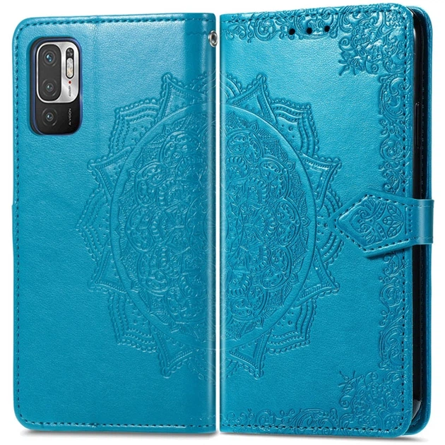 Кожаный чехол (книжка) Art Case с визитницей для Xiaomi Redmi Note 10 5G / Poco M3 Pro Синий Без бренда - Фото 2 Кожаный чехол (книжка) Art Case с визитницей для Xiaomi Redmi Note 10 5G / Poco M3 Pro Синий Без бренда - изображение 2