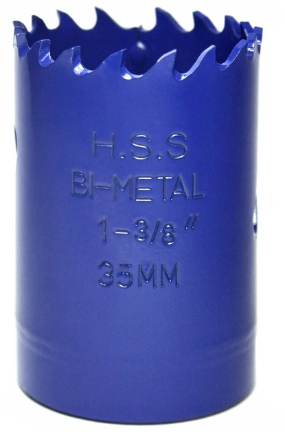 Кольцевая пилка S&R Meister HSS-Co8% 35 мм (108039035) - изображение 3