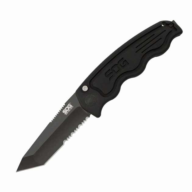 Нож SOG TAC Automatic Black TiNi (ST-04) - изображение 1