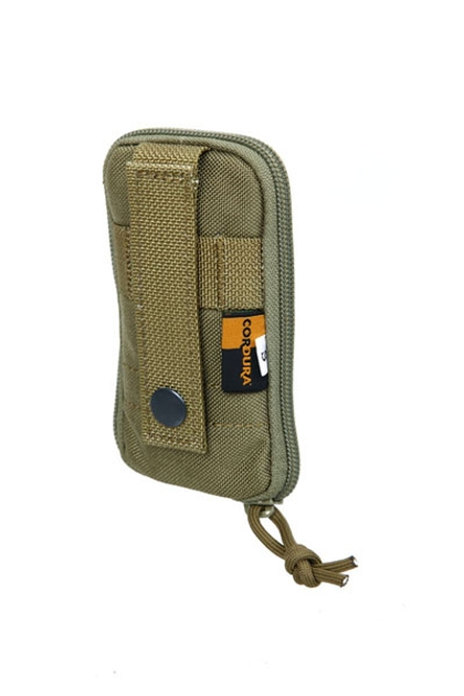 Подсумок сброса стрелянных магазинов складной молле Pantac Molle Zippered Drop Pouch PH-C848, Small, Cordura Хакі (Khaki) - изображение 2