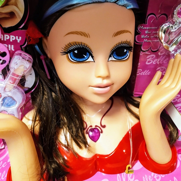 Большая кукла Барби - Темноволосая принцесса с аксессуарами для создания причесок 43 см фото