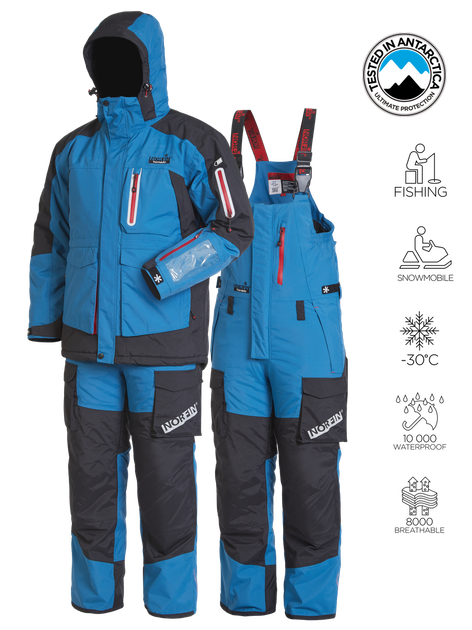 Kостюм зимний Norfin TORNADO M Синий 408002-M - изображение 2