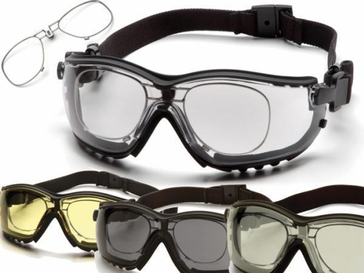 Баллистические очки с диоптрической вставкой Pyramex V2G Black - изображение 2