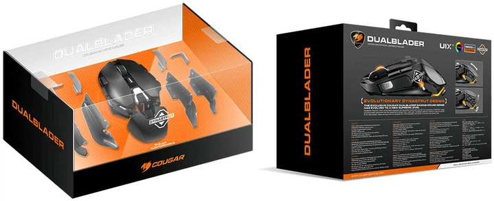 Mysz Cougar Dualblader USB Czarna (CGR-800M) - obraz 9