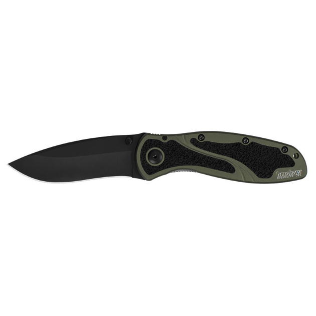 Нож Kershaw Blur Black Blade, ц:olive - изображение 1