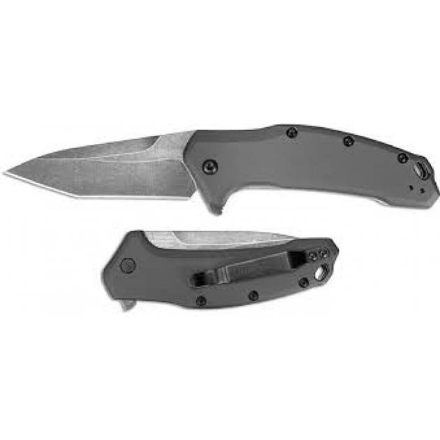 Ніж Kershaw Link Tanto Gray Aluminium Blackwash (1776TGRYBW) - изображение 1