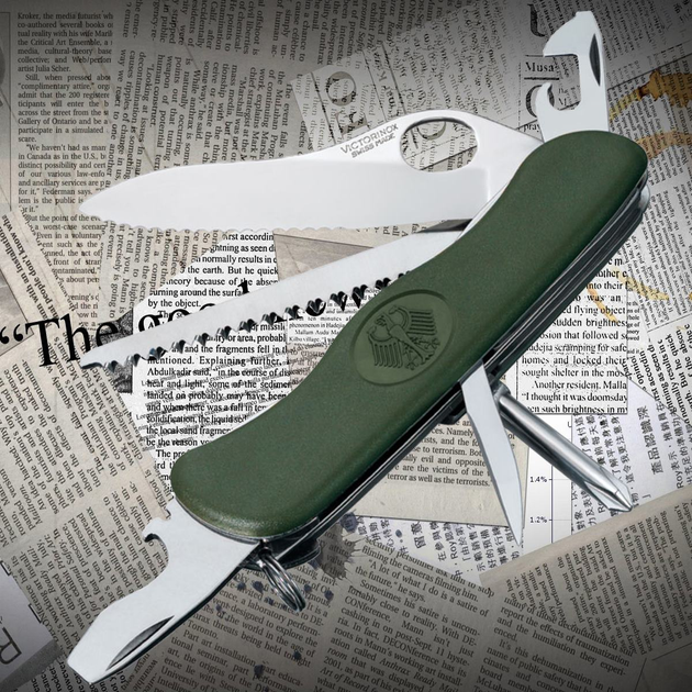 Швейцарский Многофункциональный Нож Victorinox 0.8461.Mw4De Military Green - изображение 1