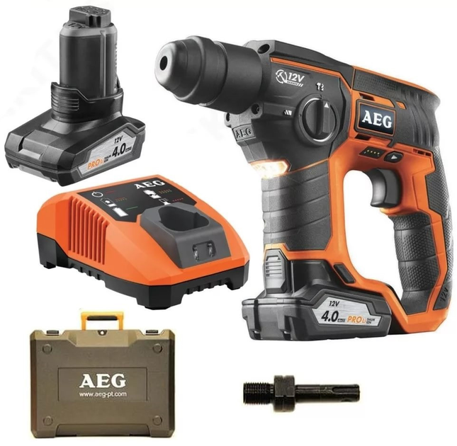 Аккумуляторный перфоратор AEG BBH 12 LI-402C 4935443991 – фото, отзывы ...