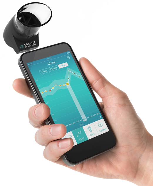 Пикфлуометр Smart Peak Flow с программным обеспечением (5999887746017) - изображение 3