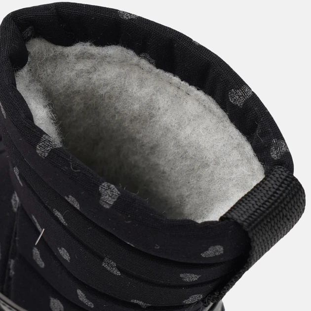 Śniegowce dziecięce dla dziewczynki ocieplane Kuoma Putkivarsi wool 1303-0318 26 16.9 cm Czarne (6410901055698) - obraz 6
