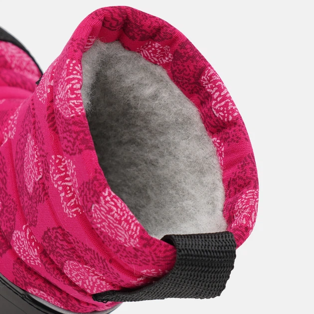 Дитячі зимові чоботи-дутики для дівчинки Kuoma Putkivarsi wool 1303-3753 21 13.5 см Темно-червоні з бордовим і рожевим (6410901445215) - зображення 6