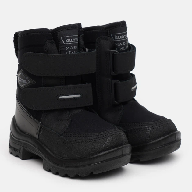 Śniegowce chłopięce Kuoma Crosser wool 1360-20 22 14.2 cm Czarne (6410901471221) - obraz 2