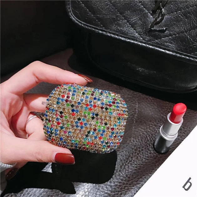 Чехол кейс для наушников Apple AirPods Pro Diamond Mix Color Б/В (89082y) - Фото 2 Чехол кейс для наушников Apple AirPods Pro Diamond Mix Color Б/В (89082y) - изображение 2