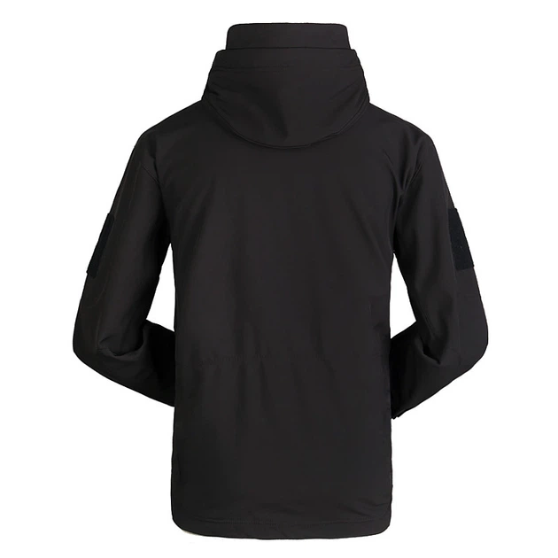 Тактическая куртка Eagle Soft Shell JA-01-0 с флисом Black XXXL - изображение 4
