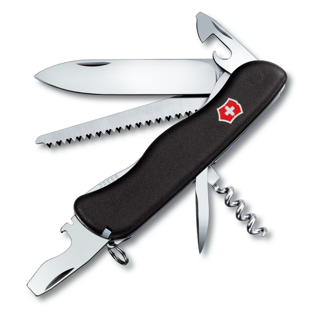 Швейцарский Многофункциональный Нож Victorinox 0.8363.3 Forester Black - изображение 1