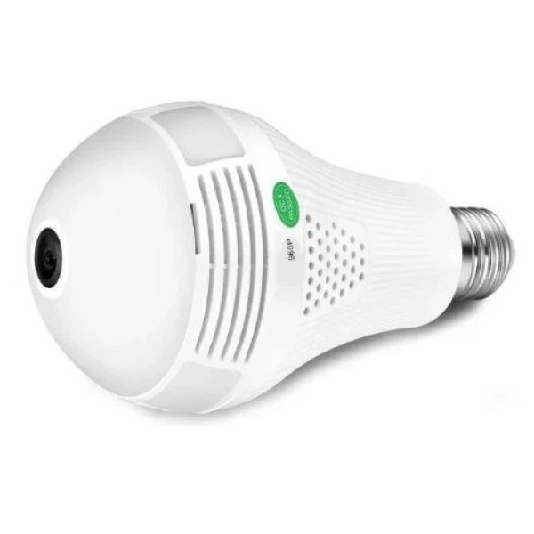 IP скрытая беспроводная WiFi камера-лампочка видеонаблюдения панорамная OLM Panoramic Camera Original 360 градусов рыбий глаз видеоняня HD 960p - изображение 3