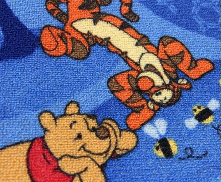 Ковролин AW WINNIE WOODLAND 77 2м синий с рисунком - изображение 2