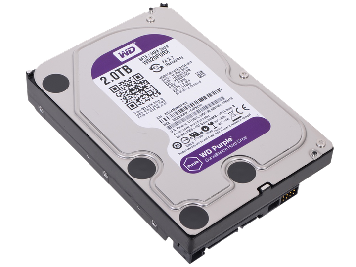 Жесткий диск Western Digital Purple 2TB WD20PURX – фото, отзывы ...