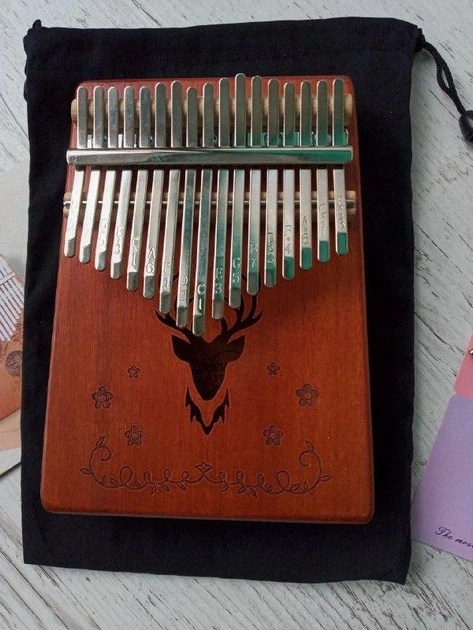 Музыкальный инструмент Калимба 17 key Kalimba Brown Deer - изображение 4