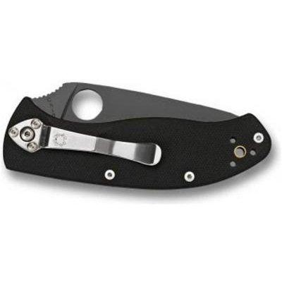Нож Spyderco Tenacious, Black Blade (C122GBBKP) - изображение 2