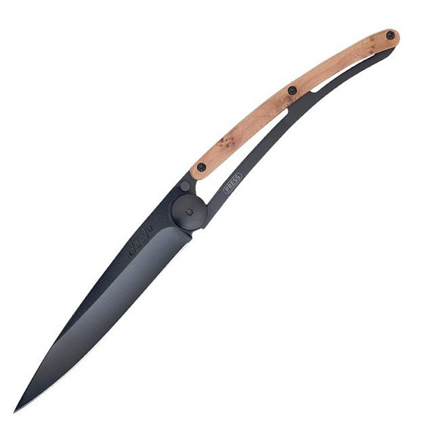 Нож Deejo Wood Black 37g, Juniper 1GB002 - изображение 1
