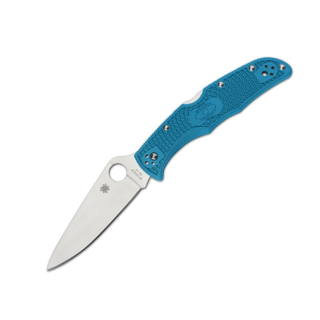 Ніж складний Spyderco Endura 4 Flat Ground синій (C10FPBL) - изображение 1