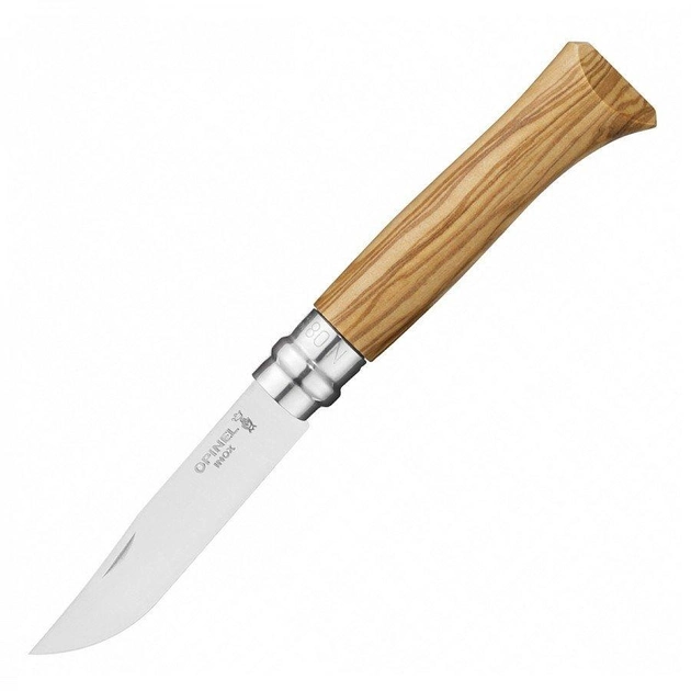 Нож Opinel №8 VRI, олива, упаковка (002020) - изображение 1