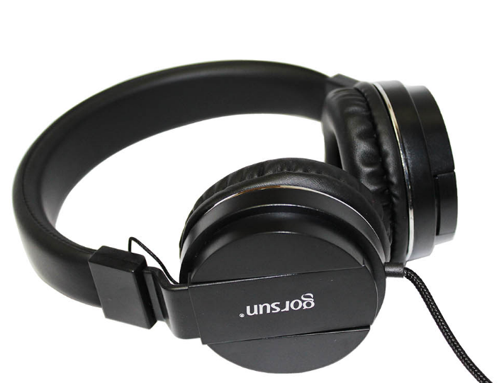Проводные наушники с микрофоном Gorsun GS-779 Черные Aurora - изображение 3