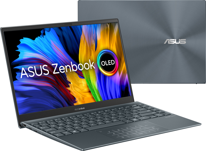 Ноутбук ASUS ZenBook 13 OLED UX325JA-KG250T (90NB0QY1-M05950) Pine Grey ...