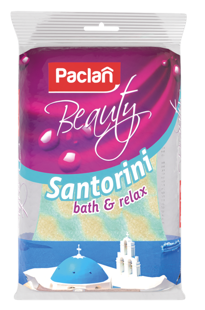 Упаковка губок для тіла Paclan SANTORINI ванна-релакс 2 шт (5900942131112) - зображення 2