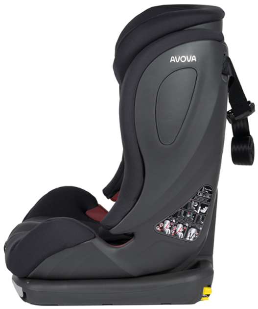 Автокресло Avova Sperling-Fix i-Size группа 1-2-3 Koala Grey (4260621463042) - изображение 3