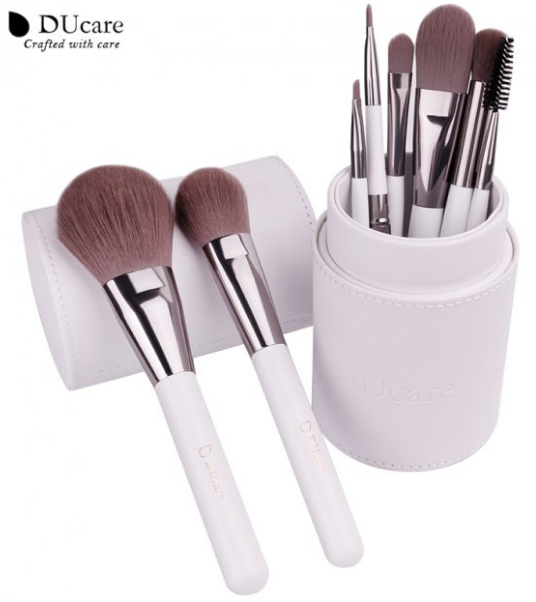 Набір професійних кистей для макіяжу DUcare Makeup набір кистей 8шт (JDUcare8) - зображення 3