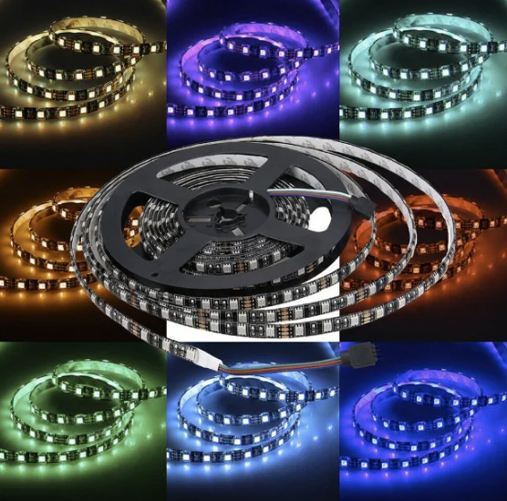 Светодиодная влагозащищенная LED лента 5050 RGB комплект - Фото 5 Светодиодная влагозащищенная LED лента 5050 RGB комплект - изображение 5