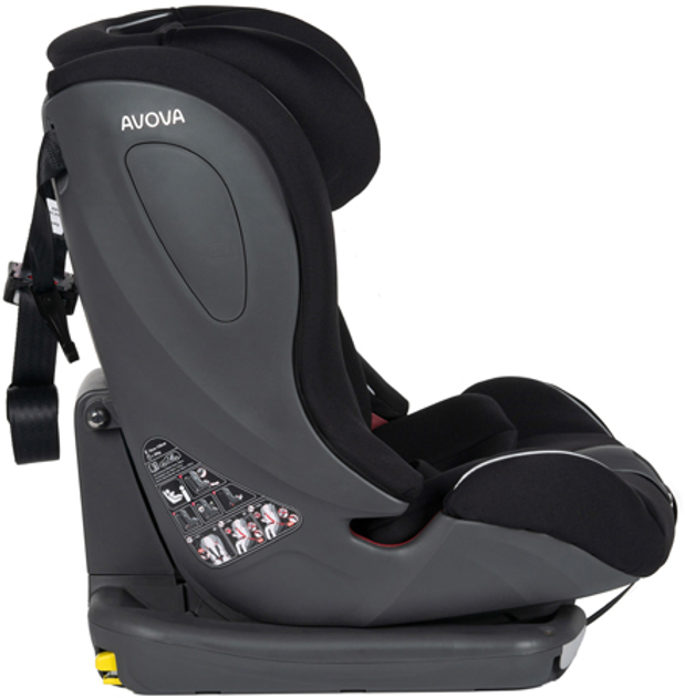 Автокресло Avova Sperling-Fix i-Size группа 1-2-3 Pearl Black (4260621463011) - изображение 5