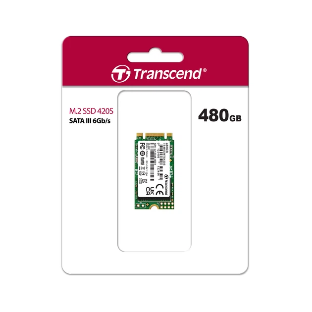 SSD накопитель Transcend MTS420S M.2-2242 SATA 480GB (TS480GMTS420S) - изображение 3