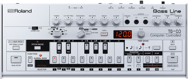 Бас-синтезатор Roland TB-03 Boutique Bass Line (RO-2152) – фото, отзывы ...