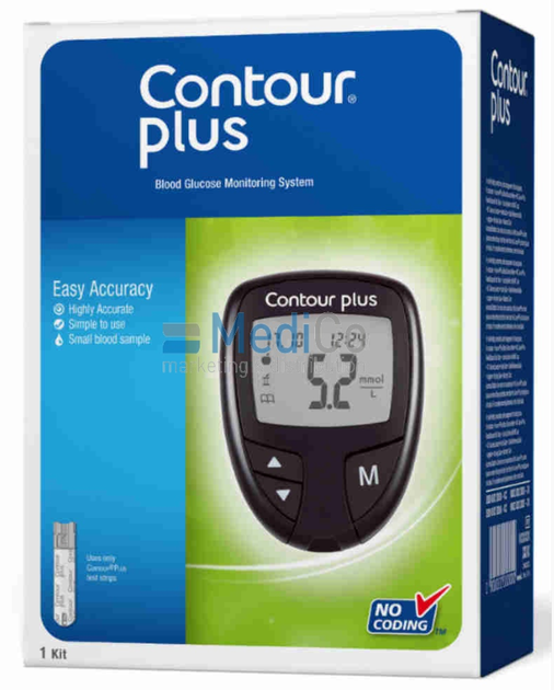 Глюкометр Контур плюс - Contour Plus . Измерение глюкозы в крови - изображение 2