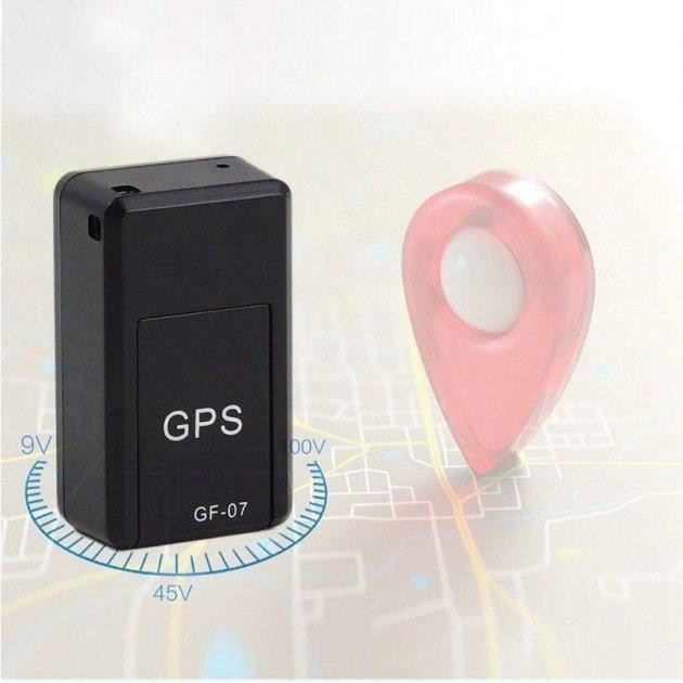 GSM / GPS трекер GF-07 Mini з вбудованими магнітами для кріплення ...