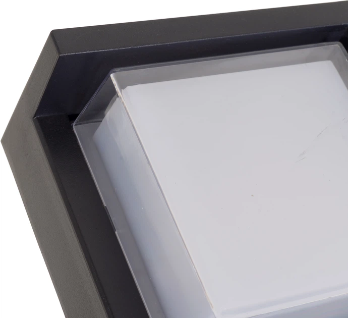 Фасадний світильник Brille AL-294/12W WW LED IP65 BK (34-340) - зображення 4