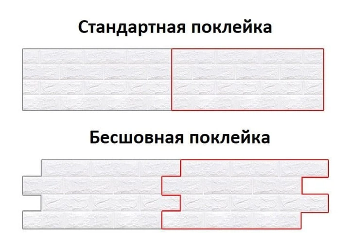 Декоративная 3D панель самоклейка под кирпич Коричневый 700x770x3мм (020-3) - изображение 6