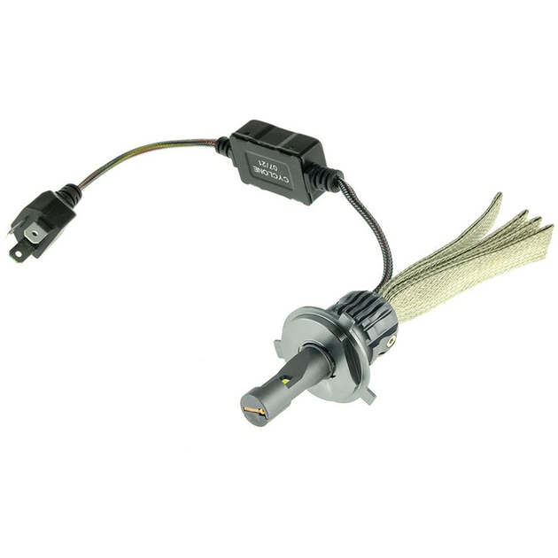 Светодиодная лампа LED Cyclone H4 (HB2, 9003) 6000k 6500Lm 30w 12v type ...