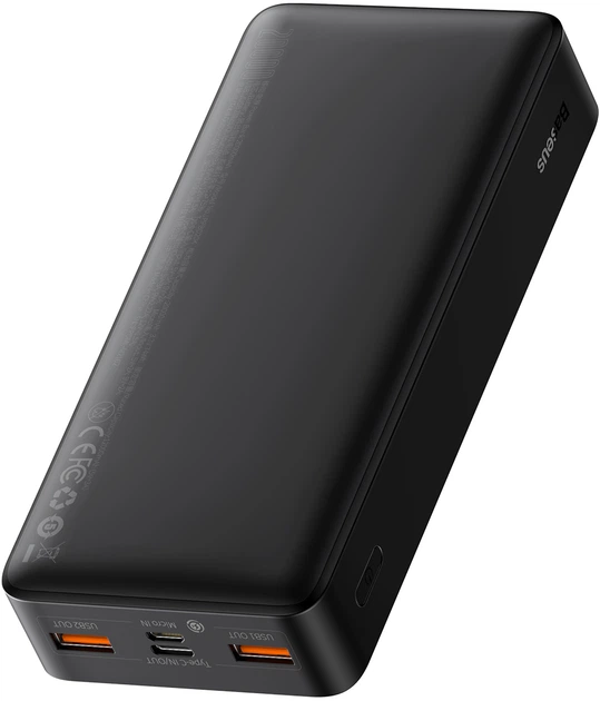 Powerbank Baseus Bipow 20000 mAh 20 W Black (PPBD050501) - obraz 3