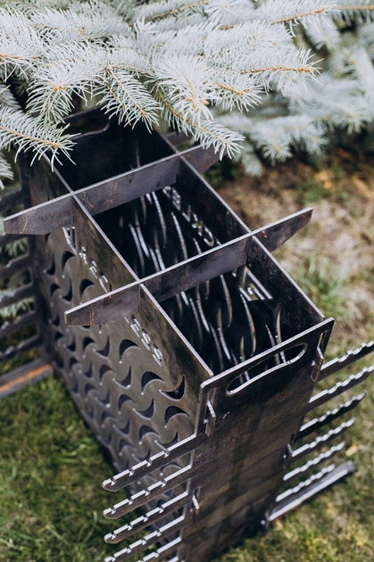 Мангал вертикальный Reckless 410*360*480*3 мм с поддоном (мв48) – фото ...