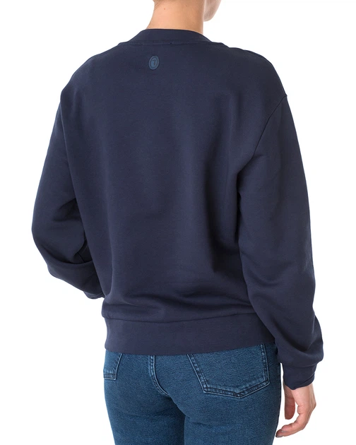 Світшот жіночий TRUSSARDI JEANS (56F00163-1T005385-U281/21-22) Синій M - изображение 4