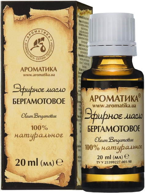 Эфирное масло Ароматика Бергамотовое 20 мл (4820031056960) 