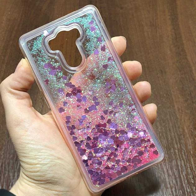 Чехол Glitter для Xiaomi Redmi 4 Standart 2/16 Жидкий блеск Розовый - Фото 3 Чехол Glitter для Xiaomi Redmi 4 Standart 2/16 Жидкий блеск Розовый - изображение 3